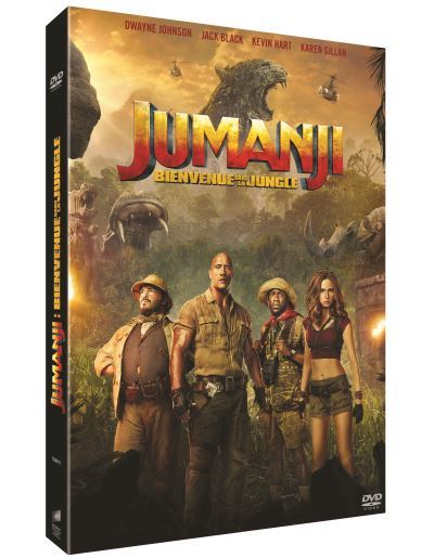 Jumanji : bienvenue dans la jungle + Jumanji / deux films de Jake Kasdan et Joe Johnston | Kasdan, Jake. Metteur en scène ou réalisateur