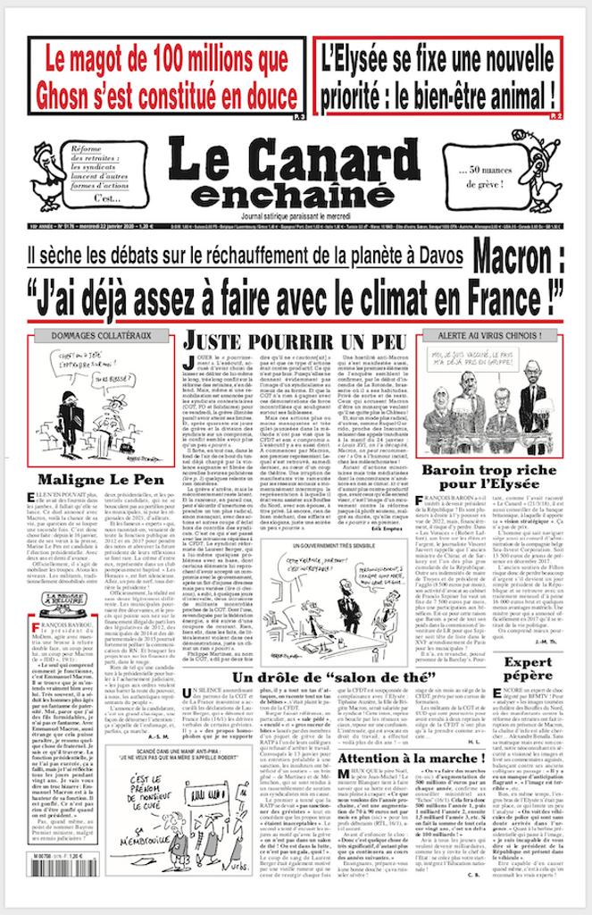 Le Canard enchaîné / dir. publ. Nicolas Brimo | Brimo, Nicolas. Directeur de publication